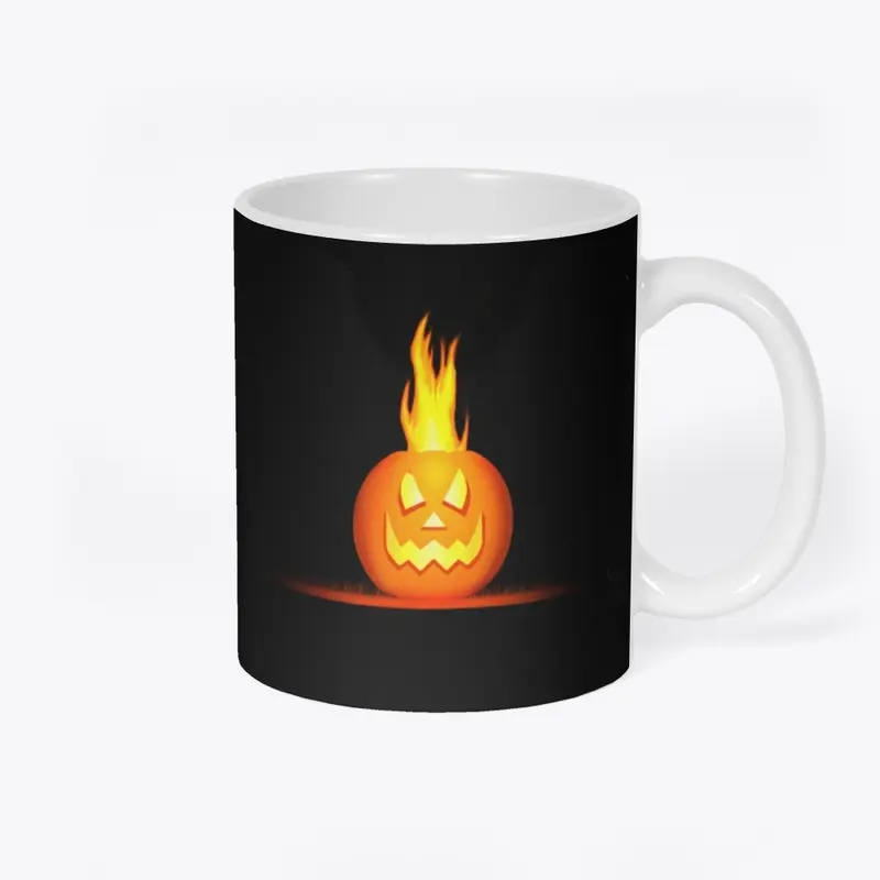 PCH Flaming Pumpkin Mug